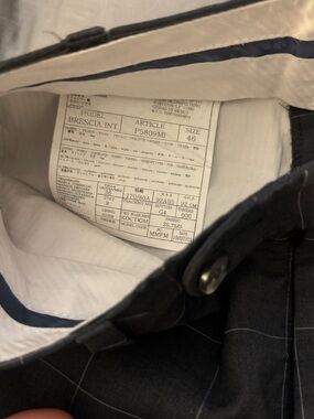 Men's Dress Pants - Navy Windowpane